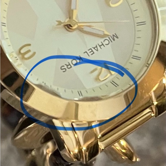 MICHAEL KORS Tortoise Shell & Gold Toned Links Watch - Picture 14 of 16